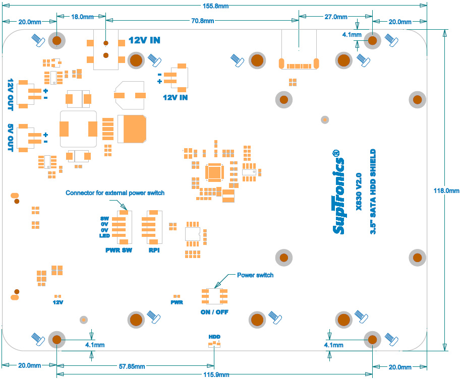 X830 v2.0 drawing