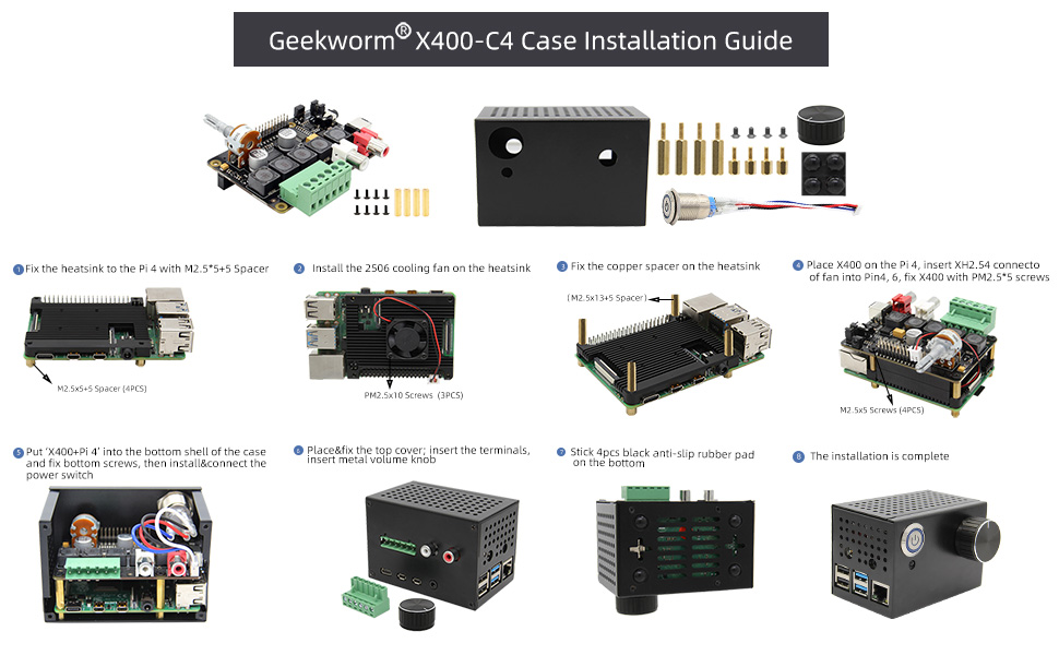 Installation guide. "User manual Geekworm x301". User manual Geekworm x301 pdf.