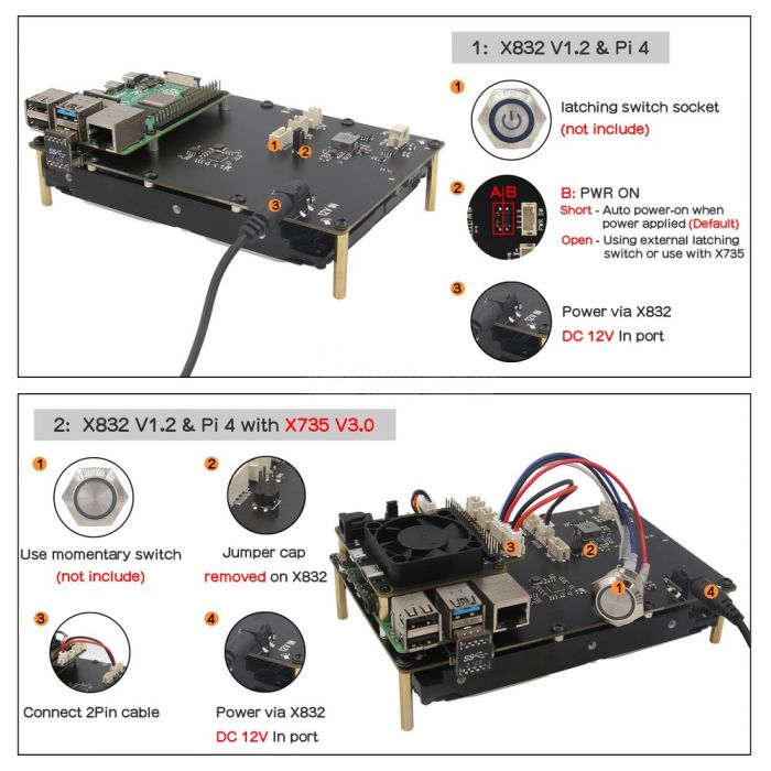 X832 V1.2+X735 V3.0