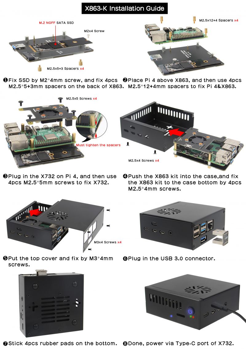 X863-K Installation