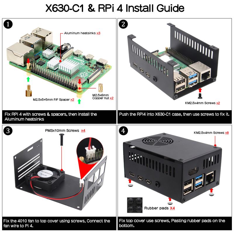 How to install X630-C1