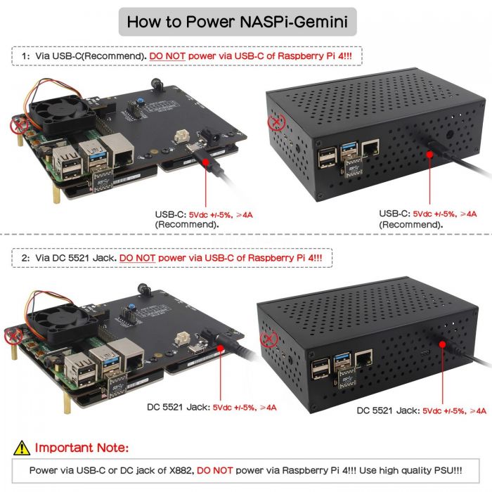 How to Power NASPi Gemini